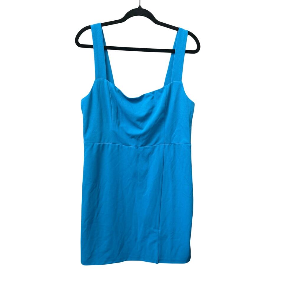 Lulus Blue Dress Size XL New Back Zip Event HOCO Wedding Guest Mini